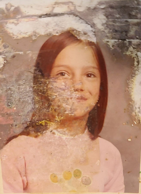 beautifully restored portrait before