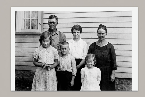 Family photo restored before