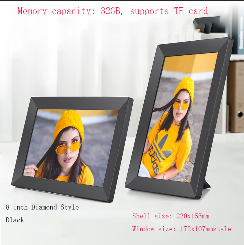 Digital Photo Frame 8 10  Inch WiFi Touch Screen APP Cloud Photo Frame with 32GB Storage