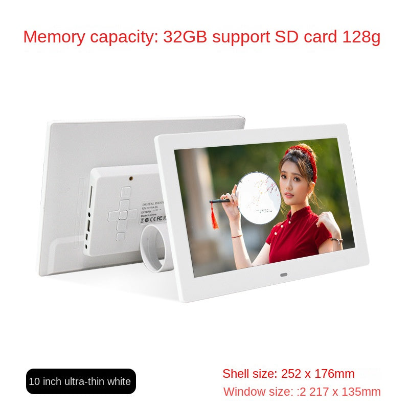 Digital Photo Frame 8 10  Inch WiFi Touch Screen APP Cloud Photo Frame with 32GB Storage