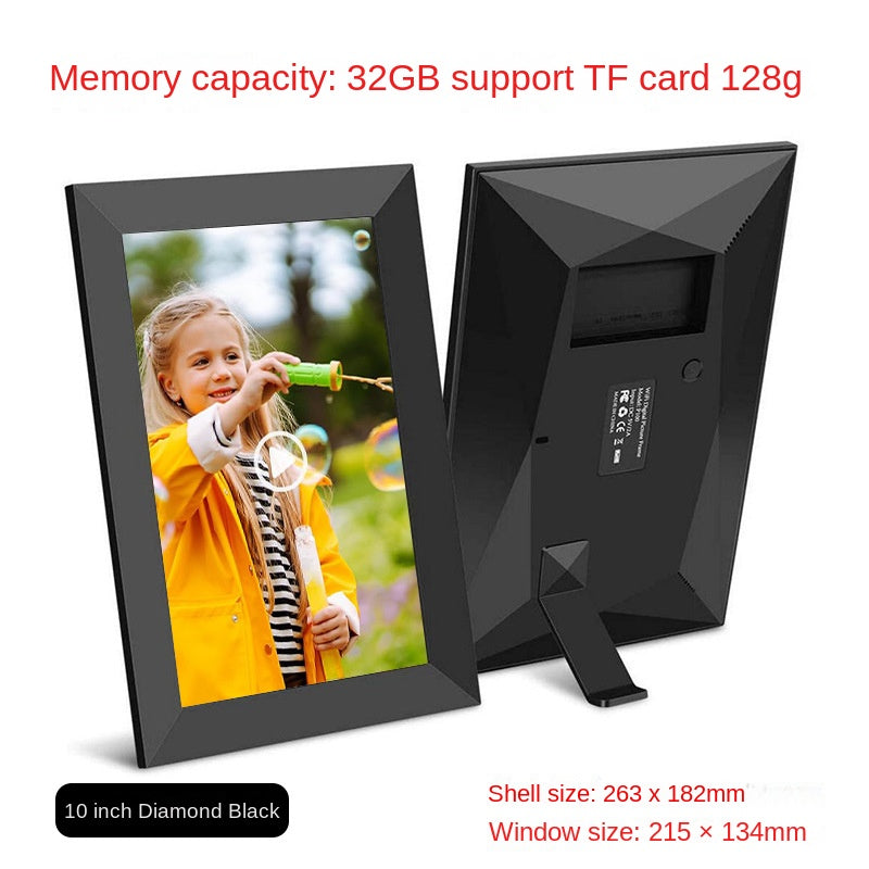 Digital Photo Frame 8 10  Inch WiFi Touch Screen APP Cloud Photo Frame with 32GB Storage