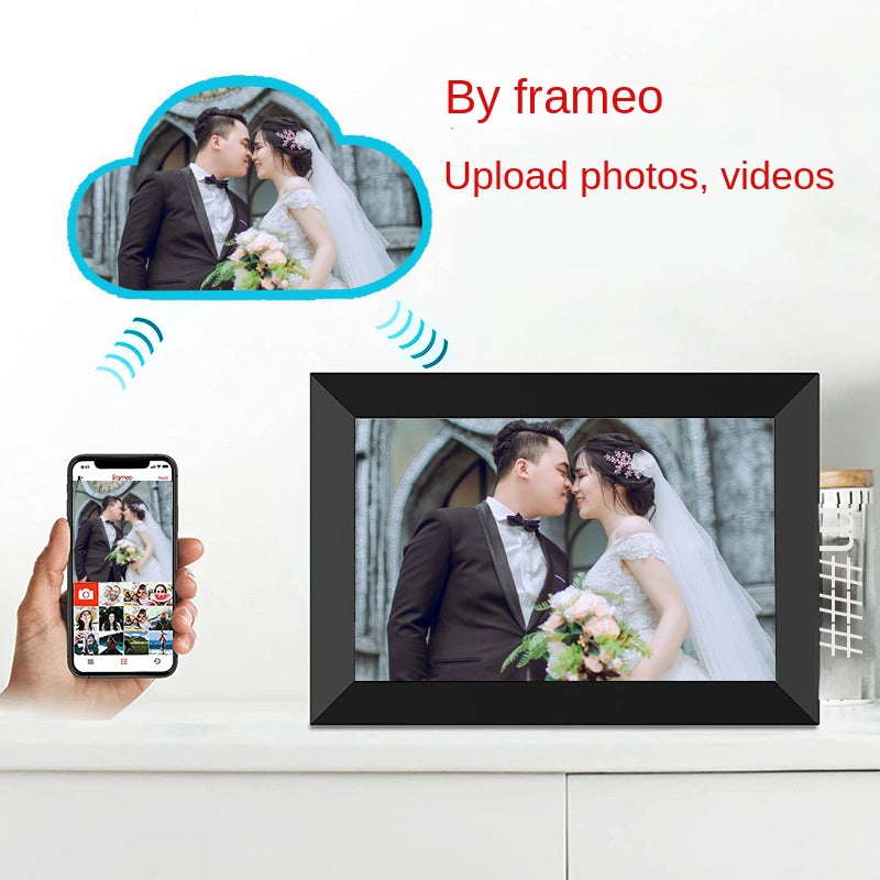 Digital Photo Frame 8 10  Inch WiFi Touch Screen APP Cloud Photo Frame with 32GB Storage