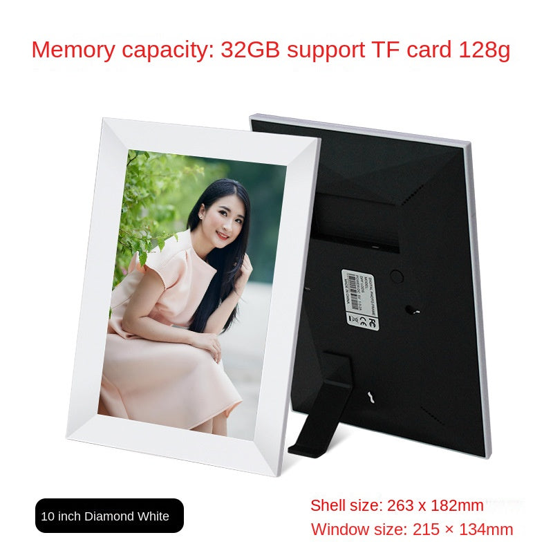Digital Photo Frame 8 10  Inch WiFi Touch Screen APP Cloud Photo Frame with 32GB Storage