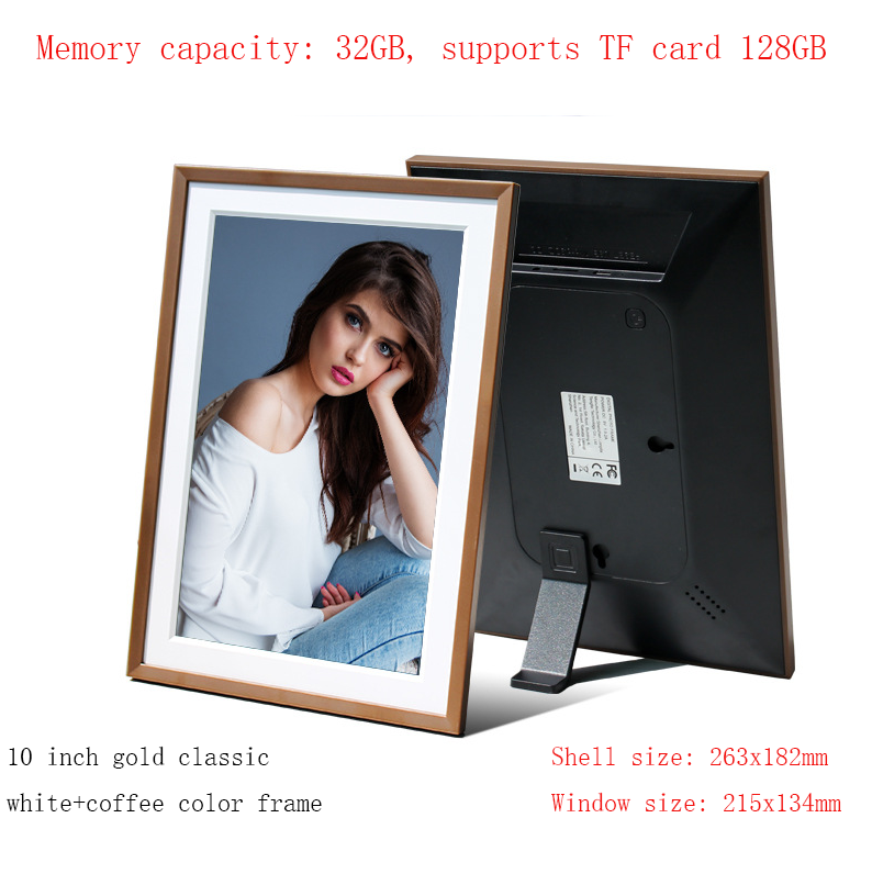Digital Photo Frame 8 10  Inch WiFi Touch Screen APP Cloud Photo Frame with 32GB Storage