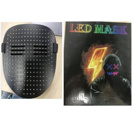 Halloween gesture face changing LED mask , bluetooth APP connection , LED mask luminous ,full color mask