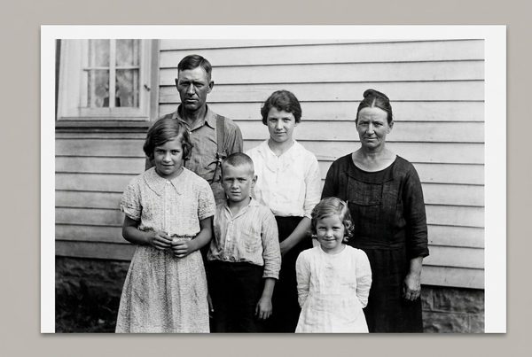 Family photo restored  before