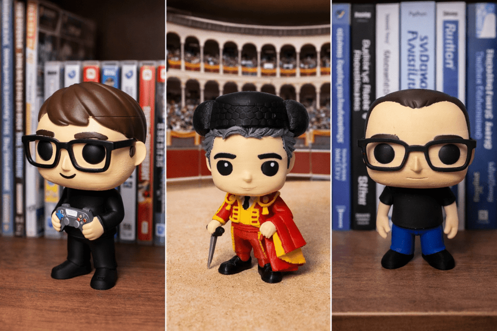 Personalised 3D Figurines | My Figure from Your Photo, Big-Head Style | Bobblehead