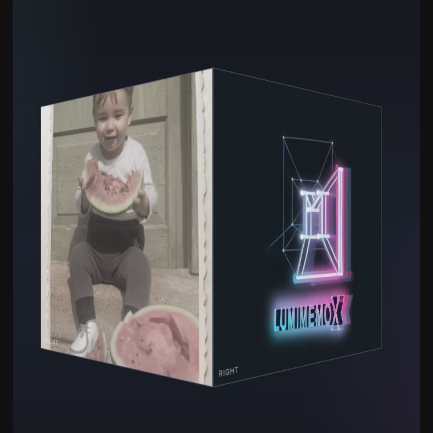 LumiMemoX Holographic 3D Cube 