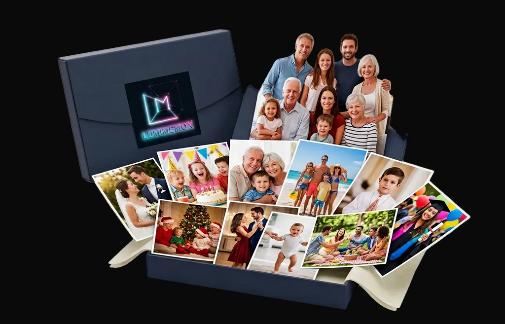 LumiMemoX gift box packaging video