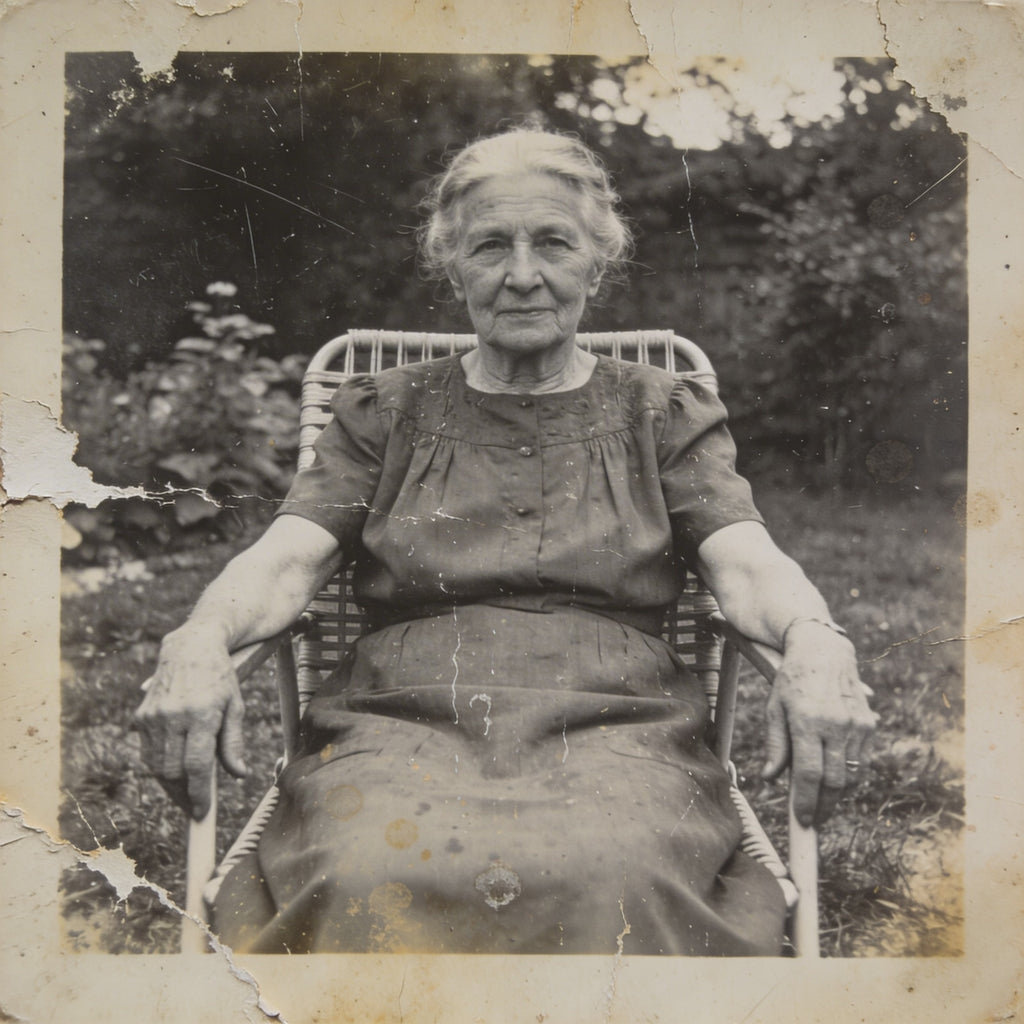 Before and after video restoration example