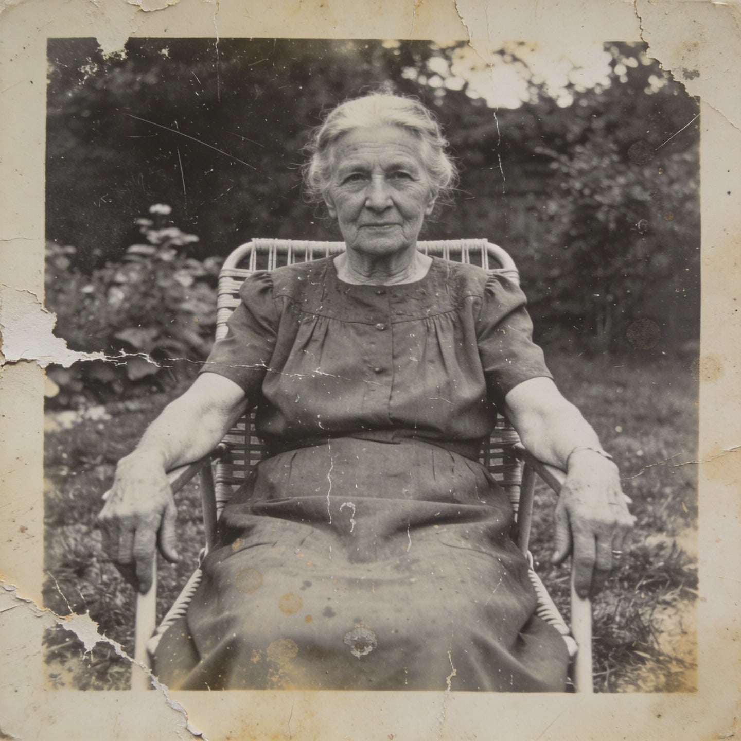 Before and after video restoration example