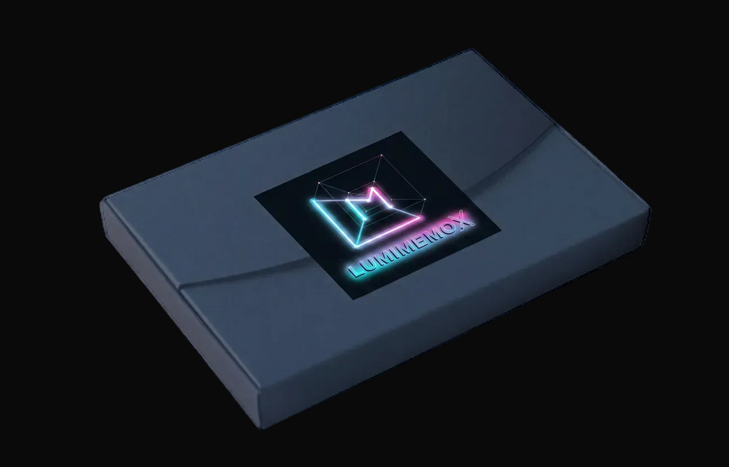 LumiMemoX gift box packaging